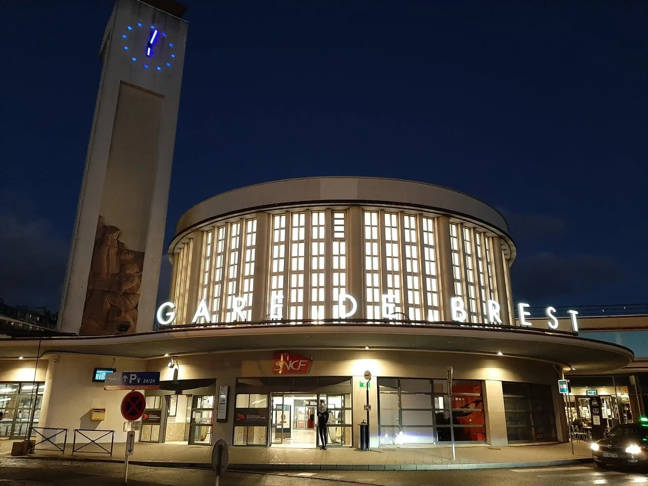 La gare de Brest