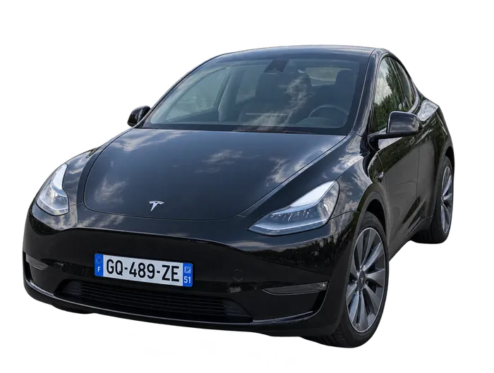 La Tesla Model Y de Brest Thierry VTC